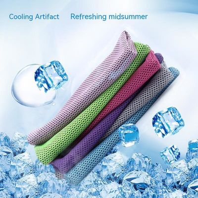 Quick Dry and Cooling Custom Cooling Towels for Gym Sports Made of Polyester Fabric