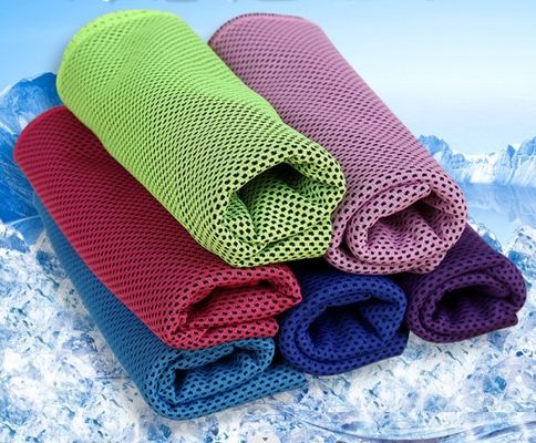Quick Dry and Cooling Custom Cooling Towels for Gym Sports Made of Polyester Fabric