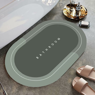Picture Shows Bathroom Floor Bathmat Resistant Bath Mat Rug for Custom Shower Room