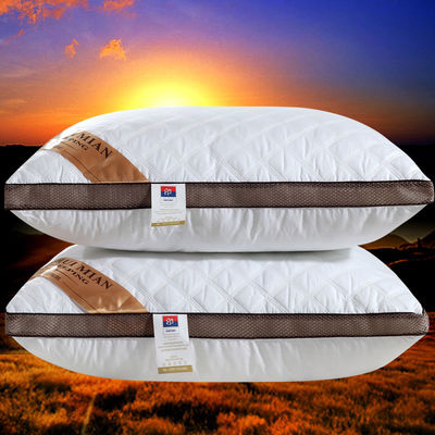 Pure Cotton High Elastic Washable Pillow Sustainable Function for Hotel Bedding Set