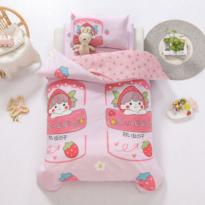 Customized Services Strength 100% Cotton Designer Bedding Sets for Nursery School Kids
