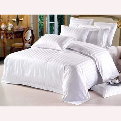 Customized Hospital Medical Fitted Bedding Set Solid Striped 100% Cotton Fabric 3 Piece