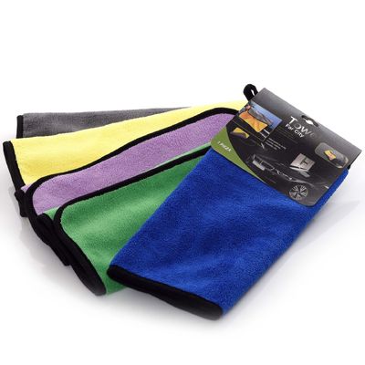 Facial Cleansing Towels 5-Pack Double-Sided Thick Coral Fleece for Ultimate Absorbency