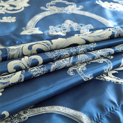 European Style Embroidery Satin Bedding Set 3 Piece Duvet Cover Bed Sheet Pillow Case