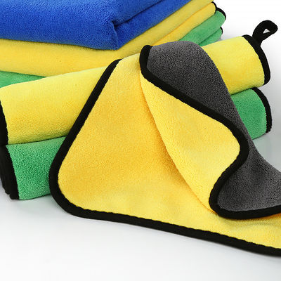 Thick Coral Velvet Car Towel Made of Polyester Fiber for Soft and Cleaning Experience