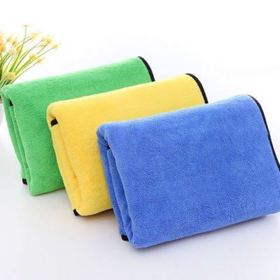 Thick Coral Velvet Car Towel Made of Polyester Fiber for Soft and Cleaning Experience