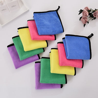 Car Wash Towel Coral Velvet Cleaning Absorbent Rag Microfiber Car Towel Custom 30*30cm