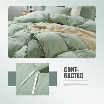 King Size Microfiber Bedding Set with 30 Degree Washing Temperature and 40 Fabric Count