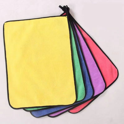 Customizable Rectangle Kitchen Towel Absorbent and Non-Shedding Microfiber Material