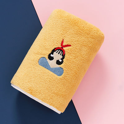 Microfiber Material Option Luxury Customize Logo Embroidery Hotel Bath Towel Gift Set
