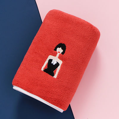 Microfiber Material Option Luxury Customize Logo Embroidery Hotel Bath Towel Gift Set