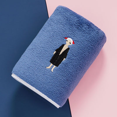 Microfiber Material Option Luxury Customize Logo Embroidery Hotel Bath Towel Gift Set