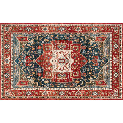 Custom Large Carpet Distressed Design BNon-Shedding Easy Care Mat Animal Print Style