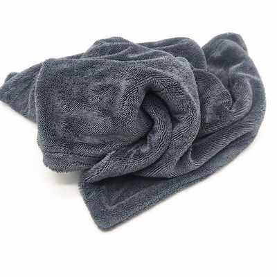 Rectangle Microfiber Car Cleaning Cloth Double Layer Absorbent Towel for Car Wash