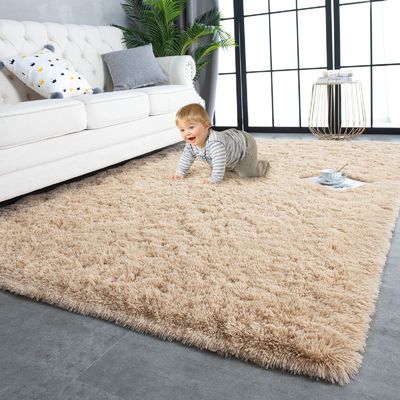 2024 Fluffy Carpets for Kids Room Bedroom Nursery Cushioned and Logo Customized Logo