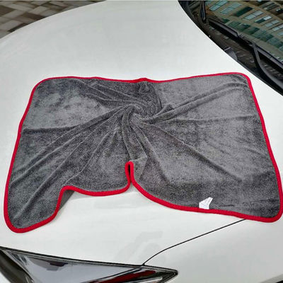Customized Logo 700-1300gsm Microfiber Twisted Loop Wash Towel for Automotive Cleaning