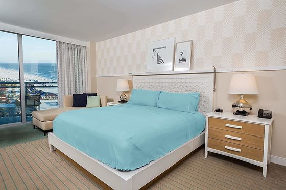 Create a Cozy Bedroom with Soft 1800tc Egyptian Cotton Home 6 Pcs Solid Color Bedding