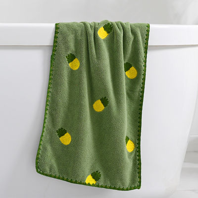 Upgrade Your Towel Collection with this Full Screen Embroidered Coral Velvet Towel