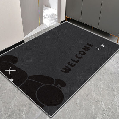Anti-slip Water Absorbtion Custom Logo Luxury Mat Beautiful Design Printed Doormat