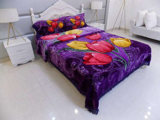 Upgrade Your Bedding with Customizable Cotton Filling Set and Super Soft Fluffy Blanket