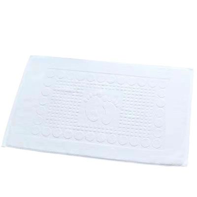 Hotel Bathroom Non-Slip Mat Pure Cotton for Shower Room Absorbent Foot Mat Home Washable