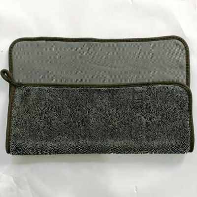 Customized Color Spun-place Technology Microfiber Plush Twist Towels for Car Seat Drying