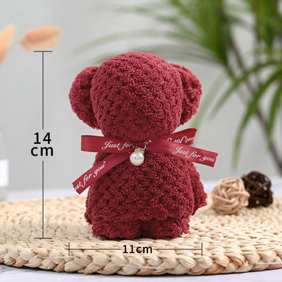 Pineapple Bear Towel Solid Color Cute Rabbit Bear Shaped Coral Fleece Hand Towel for Home