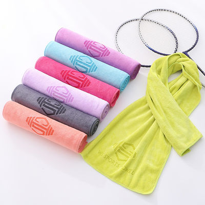 Sports Custom Logo Microfiber Sweat-absorbing Towel for Outdoor Activities Quick-drying