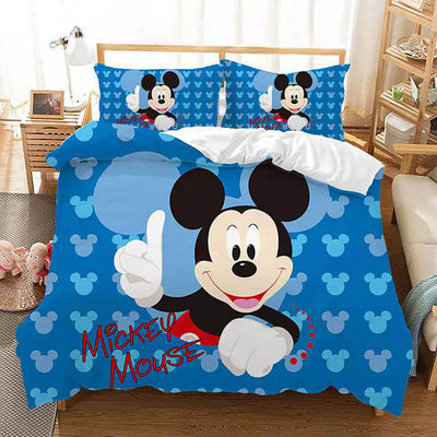 Customization 400TC 3D Printing Polyester Cotton Bedding Sets in 200*200 Fabric Density