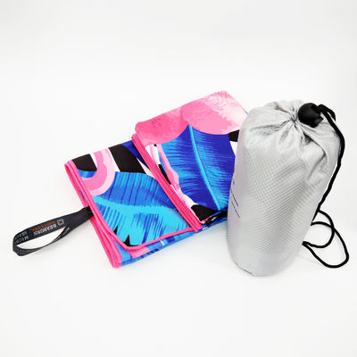 Custom Microfiber Outdoor Beach Towel with QUICK-DRY Absorbency and Printed Design