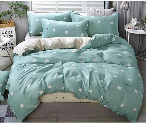 Customized Polyester Printing Bedding Set with 2 Pillowcases and Zipper Direct Supply