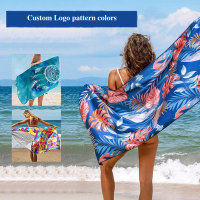 Custom Design Microfiber Beach Towel Fast Shipping Large Size Ideal for Summer Sports
