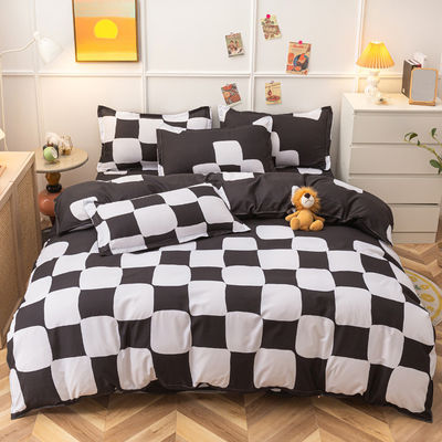 Customized Polyester Printing Bedding Set with 2 Pillowcases and Zipper Direct Supply