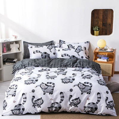 100% Cotton Air-permeable Plant Pattern Juego De Sabanas De Algodon Customized Comforter