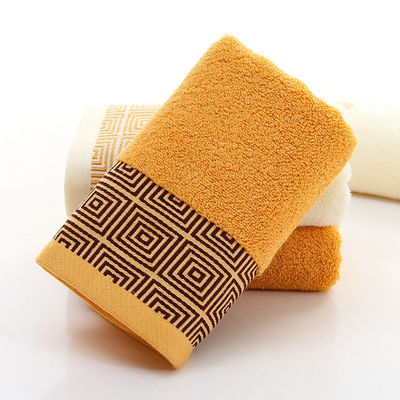 Ultra Soft Bamboo Cotton Hotel Towels Customized for Adults Woven Solid Color