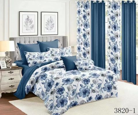 2023 Bedroom King Size Christmas Bedding Set with Fitted Sheet and 200TC Thread Count