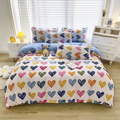 40S Fabric Count 200TC Thread Count Super King Printed Bedding Set Luxury Cover Designs