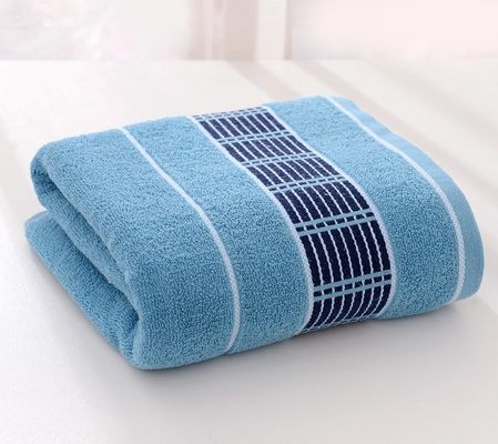 Revolutionize Your Bath Experience with Our 70*140cm Bath Towel in Solid Color Stripes