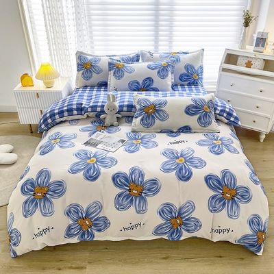 40S Fabric Count 200TC Thread Count Super King Printed Bedding Set Luxury Cover Designs