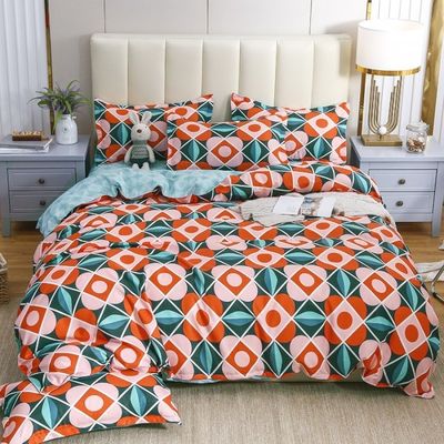 40S Fabric Count 200TC Thread Count Super King Printed Bedding Set Luxury Cover Designs