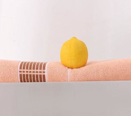 Revolutionize Your Bath Experience with Our 70*140cm Bath Towel in Solid Color Stripes