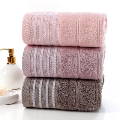 70*140cm Cotton Multi-Section Dark Absorbent Adult Breast Bath Towel for Men and Women