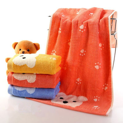 Hotel and Traveling Necessity Bamboo Fiber Towel with Adorable Cartoon Animal Design