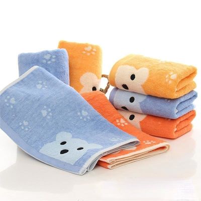 Hotel and Traveling Necessity Bamboo Fiber Towel with Adorable Cartoon Animal Design