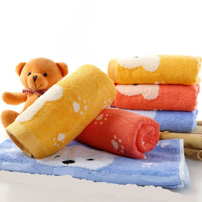 Hotel and Traveling Necessity Bamboo Fiber Towel with Adorable Cartoon Animal Design