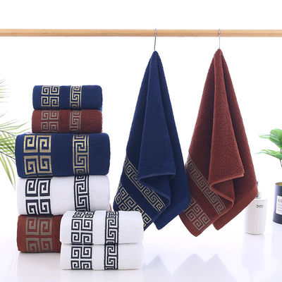 Square QUICK-DRY White 100% Cotton Luxury Hotel Towel for Quick Absorption