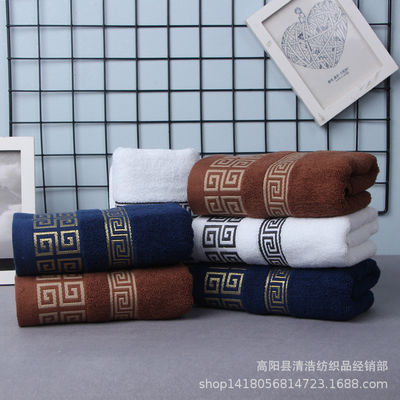Square QUICK-DRY White 100% Cotton Luxury Hotel Towel for Quick Absorption