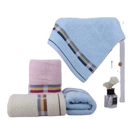Customizable Absorbent Cotton Towels for All Ages in Home and Hotels Custom Logo