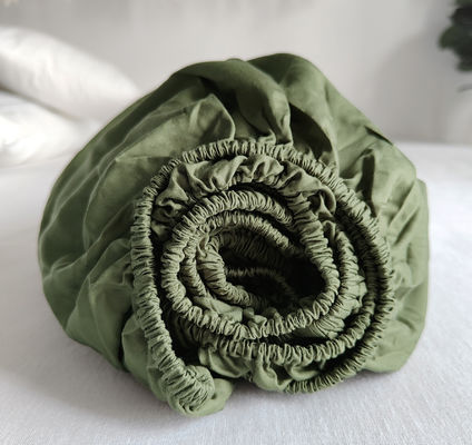 100% Bamboo Fiber Solid Color Customized Bedding Set Bedsheets Set Popular Choice
