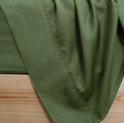 100% Bamboo Fiber Solid Color Customized Bedding Set Bedsheets Set Popular Choice